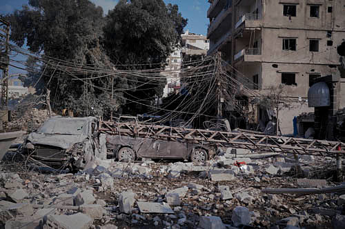 Israel targeted 3 residential buildings in the city of Tyre, Leb