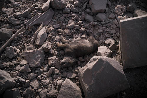 Bombing near Roman temples in Baalbek destroyed both human and a