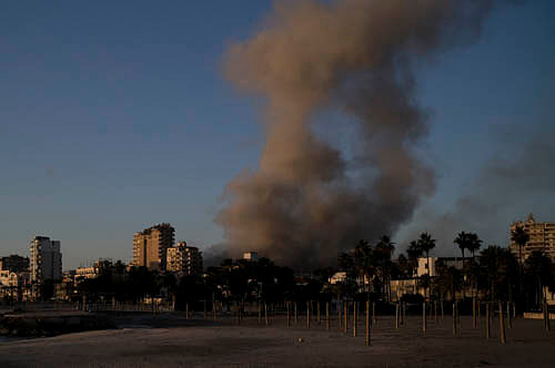 16 airstrikes in a day in and around Tyre, Lebanon