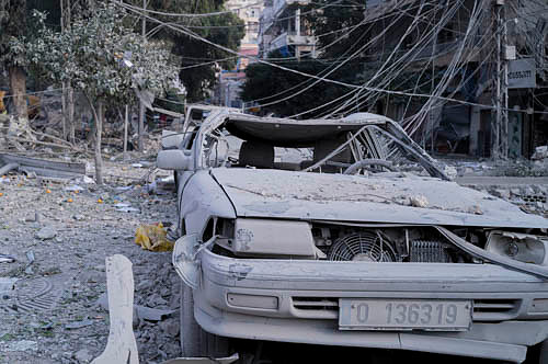 Israel targeted 3 residential buildings in the city of Tyre, Leb