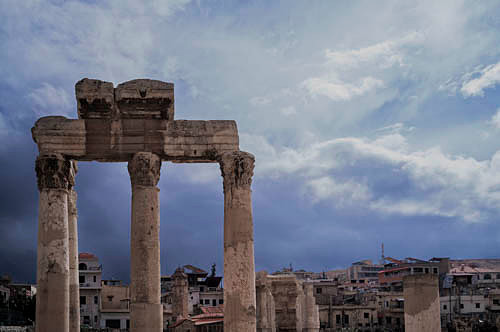 Bombing near Roman temples in Baalbek
